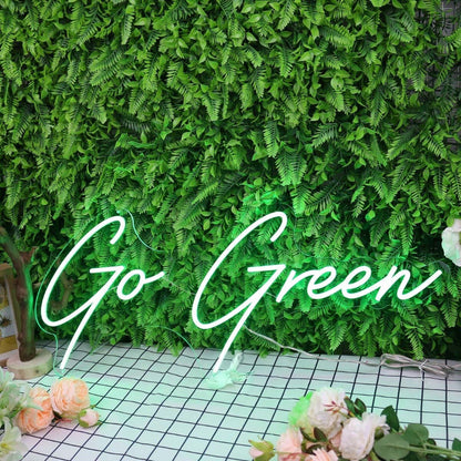 Go Green Custom Led Neon Sign - Shineneon