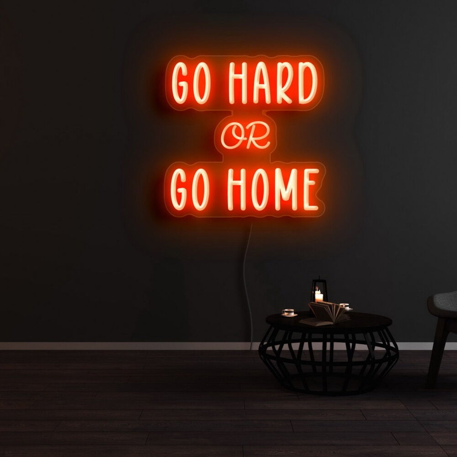 Go Hard Or Go Home Led Neon Sign | Shineneon