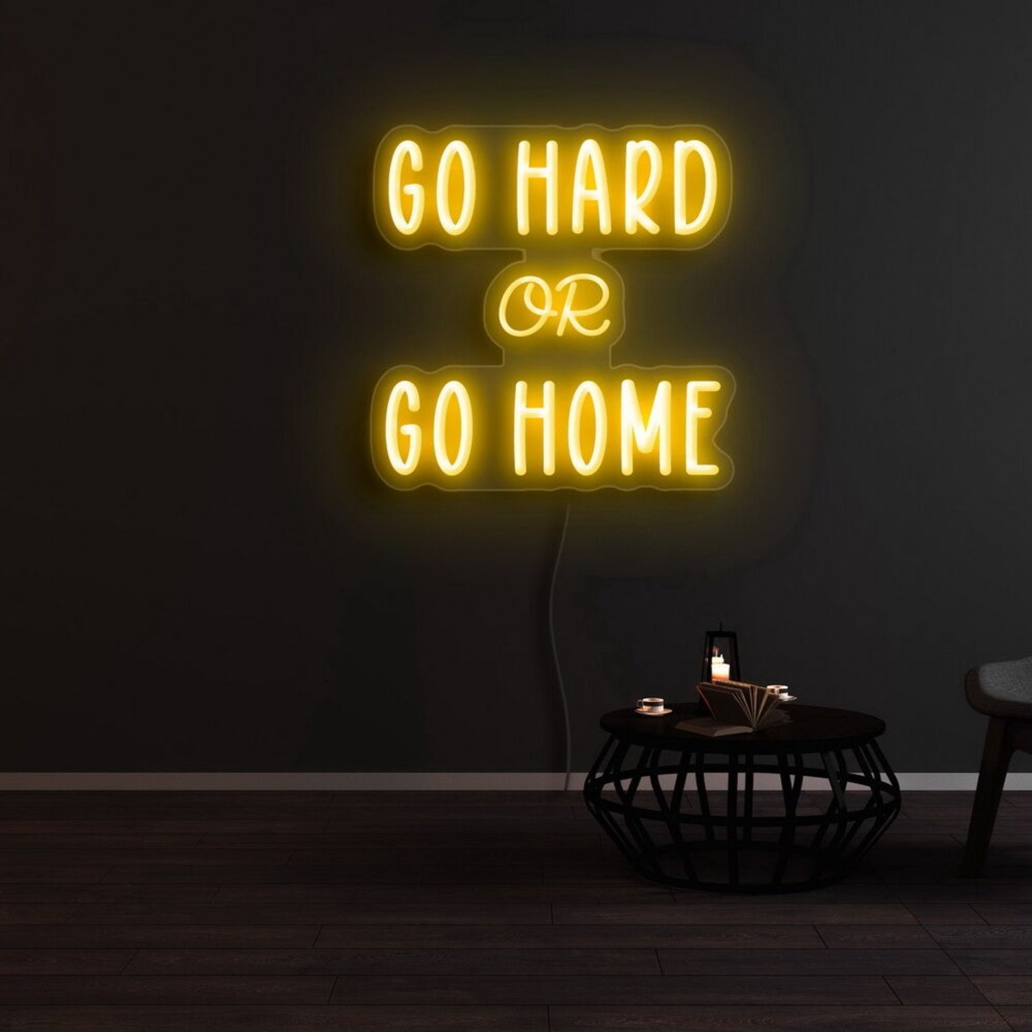 Go Hard Or Go Home Led Neon Sign | Shineneon