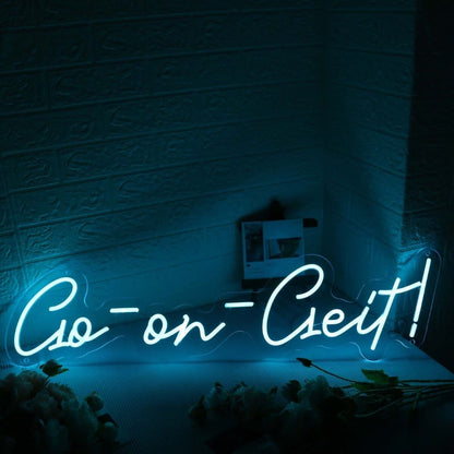Go On Diet Blue Led Neon Sign - Shineneon
