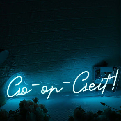 Go On Diet Blue Led Neon Sign - Shineneon