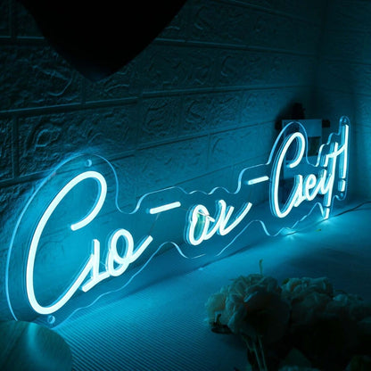 Go On Diet Blue Led Neon Sign - Shineneon