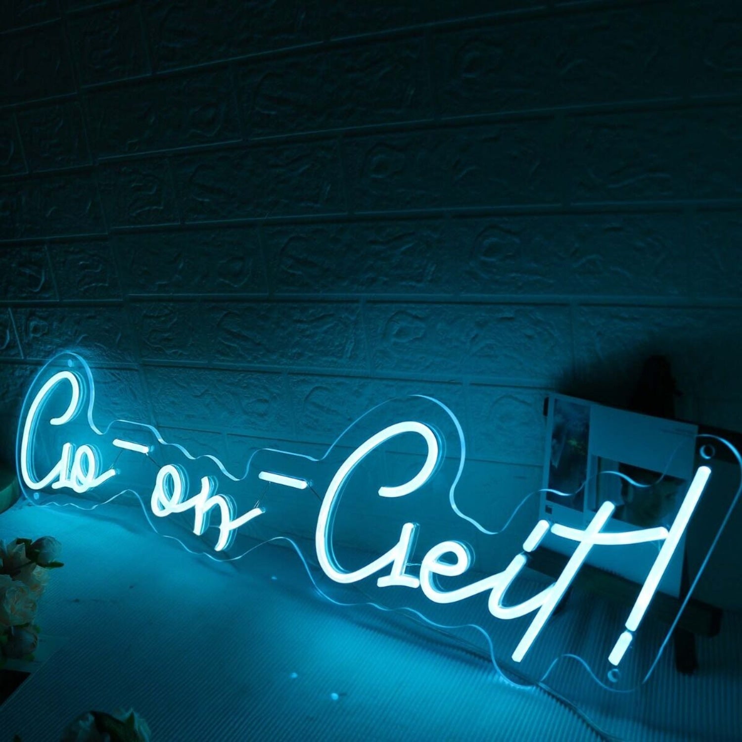 Go On Diet Blue Led Neon Sign - Shineneon