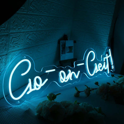 Go On Diet Blue Led Neon Sign - Shineneon