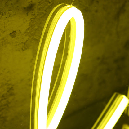 Go Piss Girl Yellow Neon Sign For Fun And Playful Spaces | Shineneon