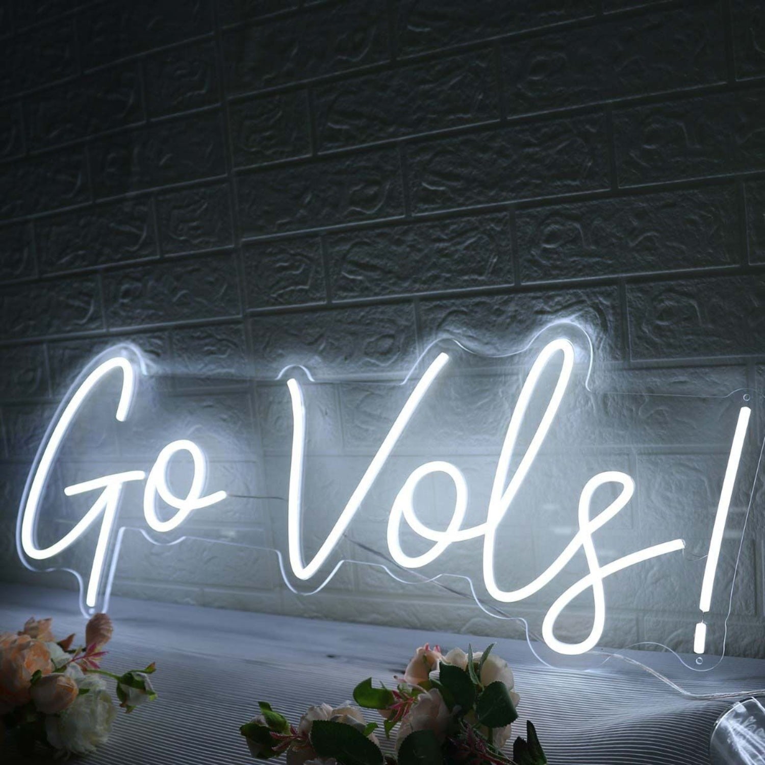 Go Vols White Led Neon Sign - Shineneon