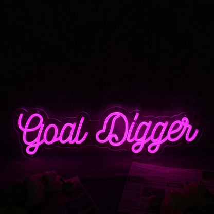 Goal Diggen Pink Led Neon Sign - Shineneon