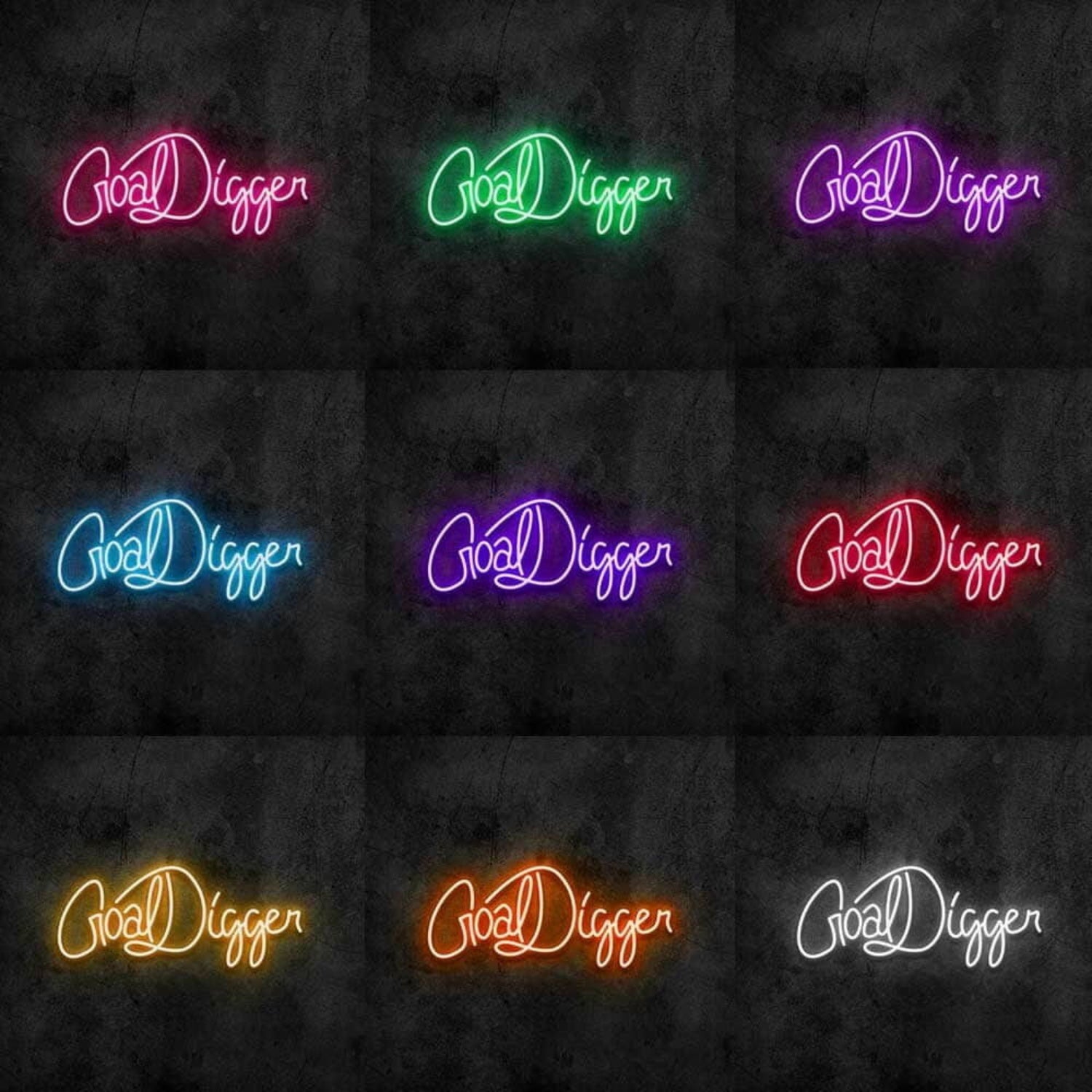 Goal Digger Led Neon Sign | Shineneon
