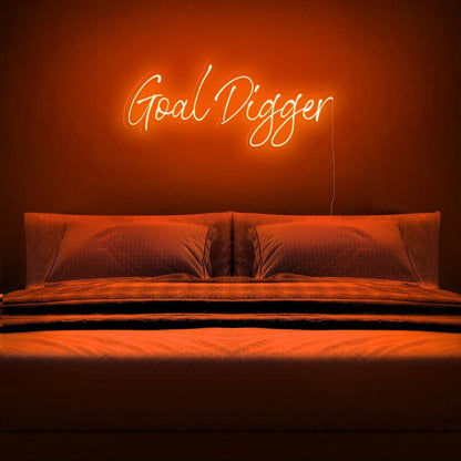 Goal Digger Led Neon Sign Ambitious Spaces | Shineneon