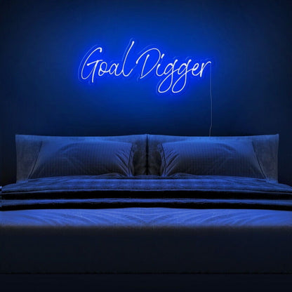 Goal Digger Led Neon Sign Ambitious Spaces | Shineneon