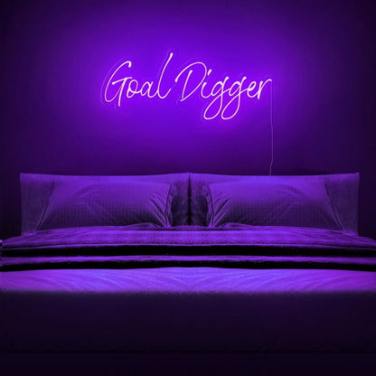 Goal Digger Led Neon Sign Ambitious Spaces | Shineneon