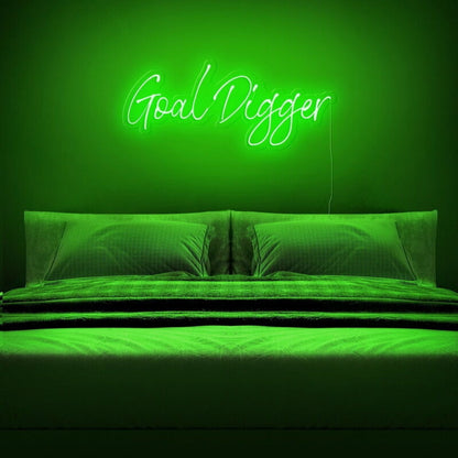 Goal Digger Led Neon Sign Ambitious Spaces | Shineneon