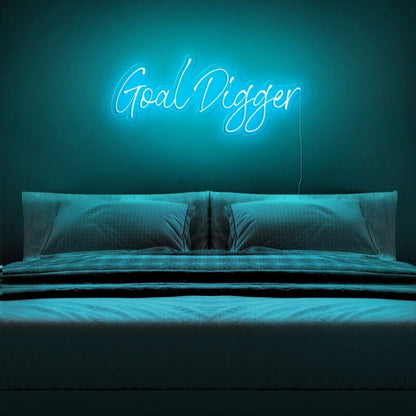 Goal Digger Led Neon Sign Ambitious Spaces | Shineneon