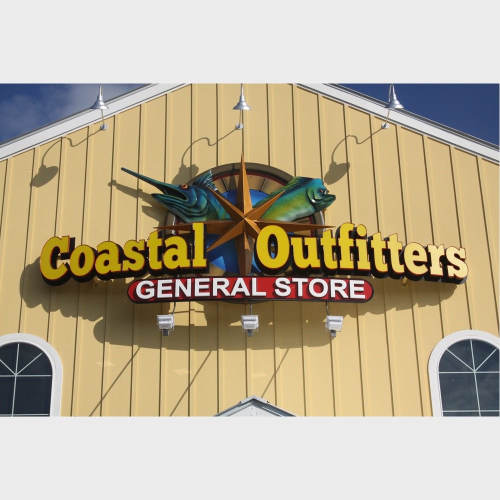 Goastal Outfitters General Store 3D Frontlit And Backlit Channel Letter Led Light Sign - Shineneon