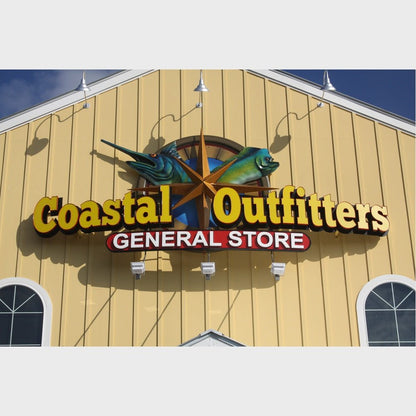 Goastal Outfitters General Store 3D Frontlit Channel Letters Led Light Sign - Shineneon