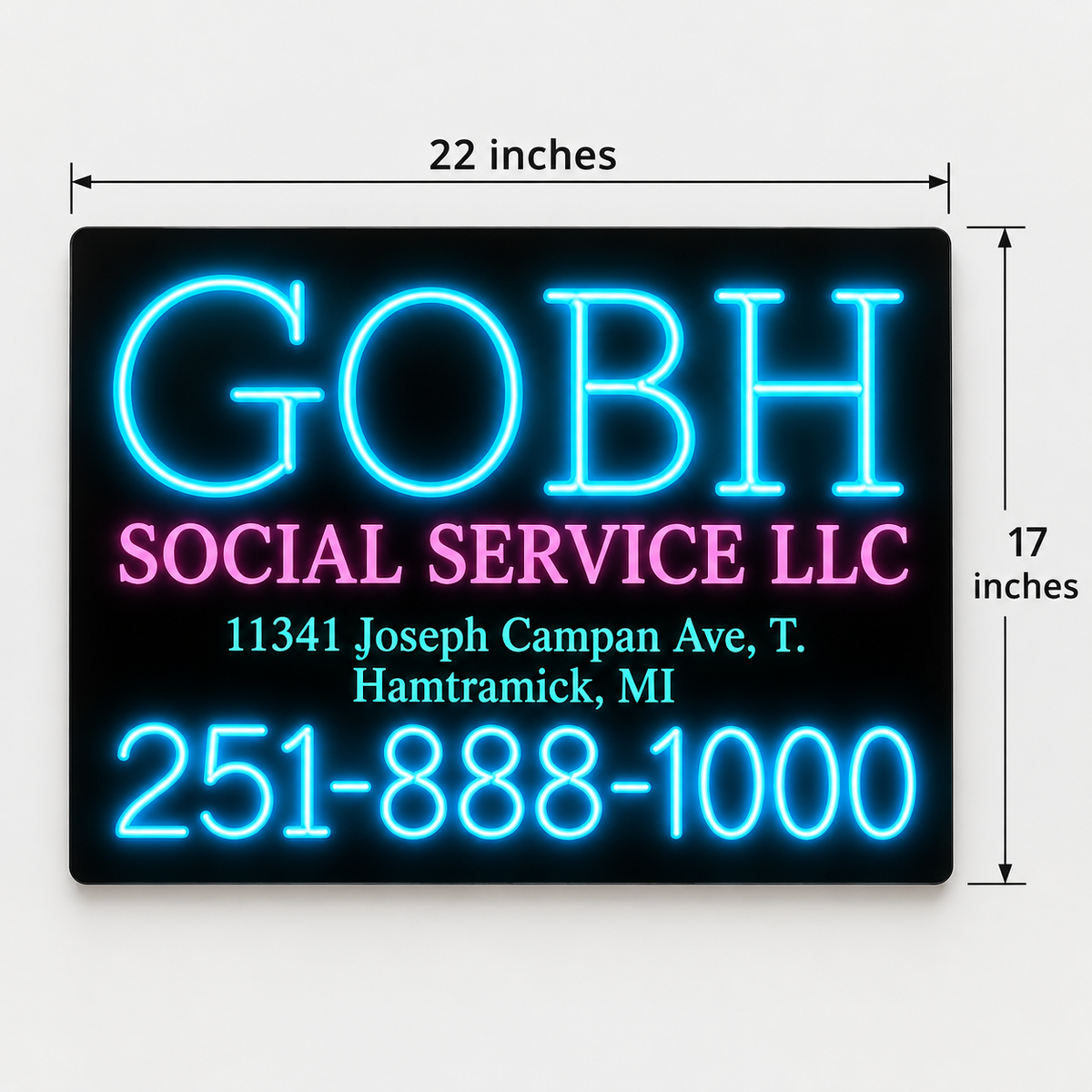 GOBH Custom LED Neon Sign
