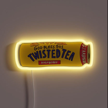 God Bless This Tea Rgb Led Neon Sign - Shineneon