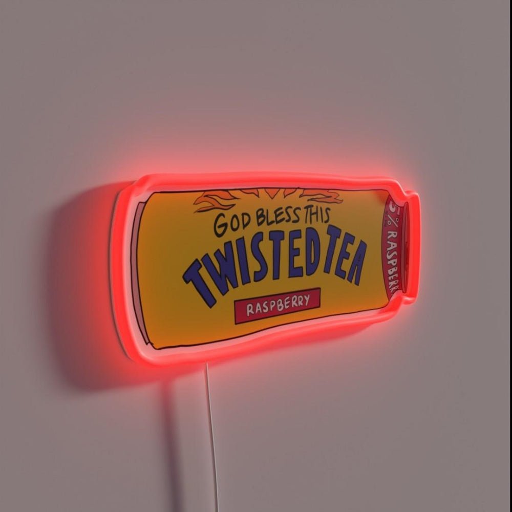 God Bless This Tea Rgb Led Neon Sign - Shineneon