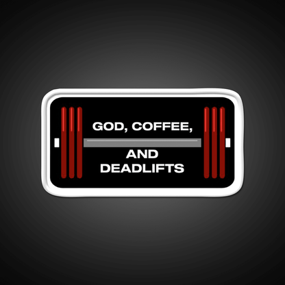 God Coffee And Deadlifts Gym Fitness Led Neon Sign Rgb Color - Shineneon