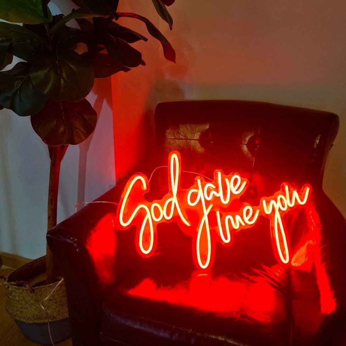God Gave Me You Led Sign Business Neon Sign - Shineneon