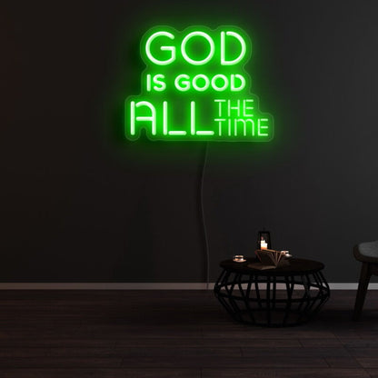 God Is Good All The Time Neon Sign | Shineneon