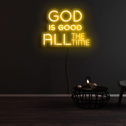 God Is Good All The Time Neon Sign | Shineneon