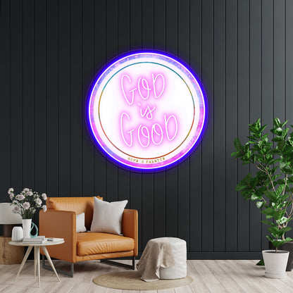 God Is Good Wall Artwork Neon Signs