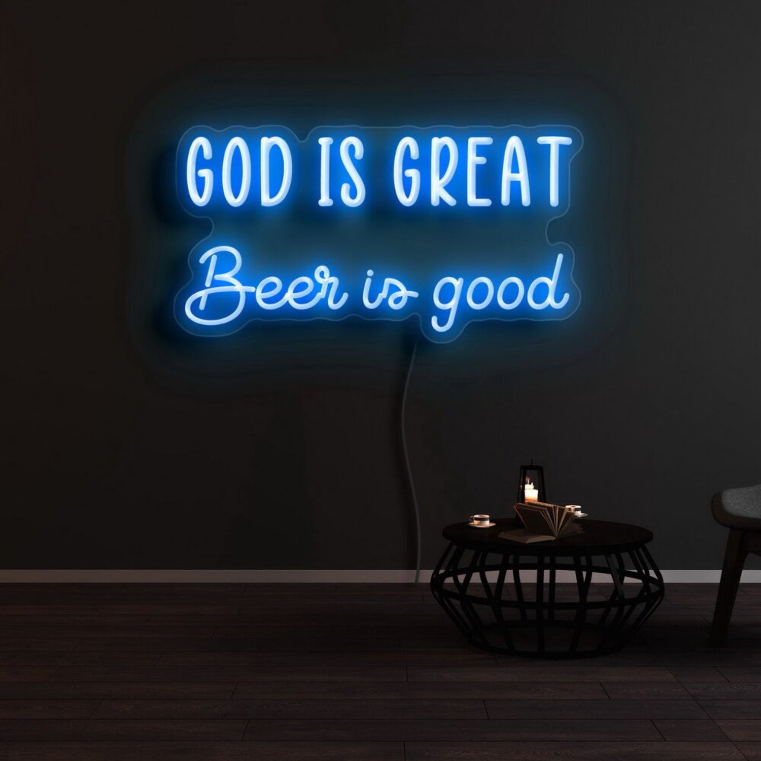God Is Great Beer Is Good Led Neon Sign | Shineneon