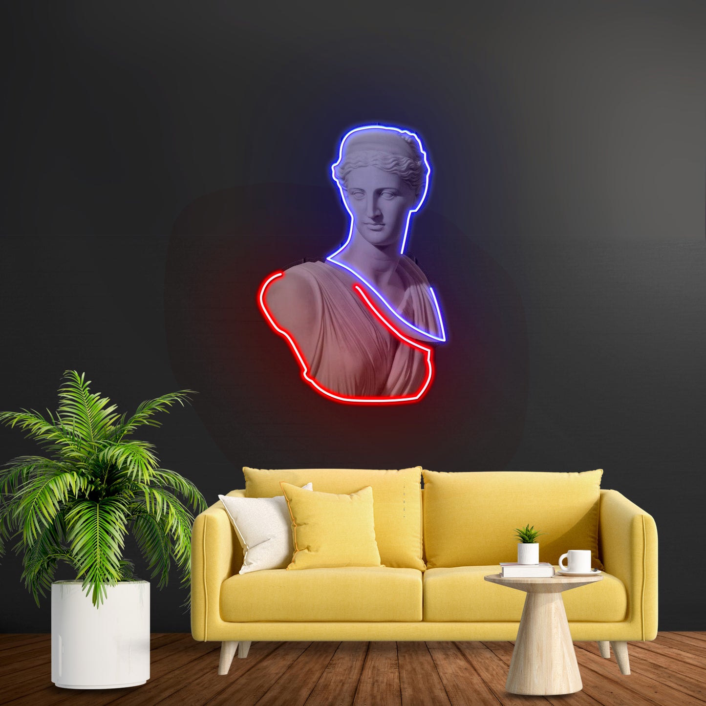 Goddess Of Love Neon Acrylic Artwork