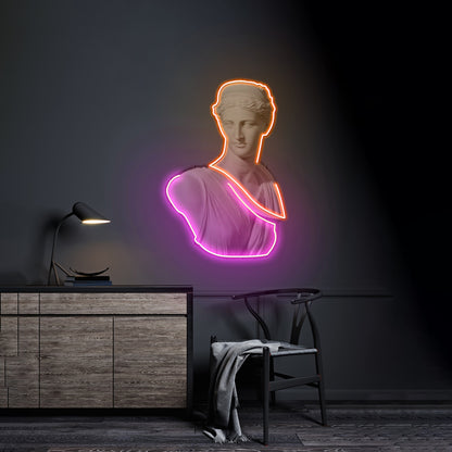 Goddess Of Love Neon Acrylic Artwork - LED neon sign view 6