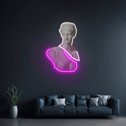 Goddess Of Love Neon Acrylic Artwork - LED neon sign view 8