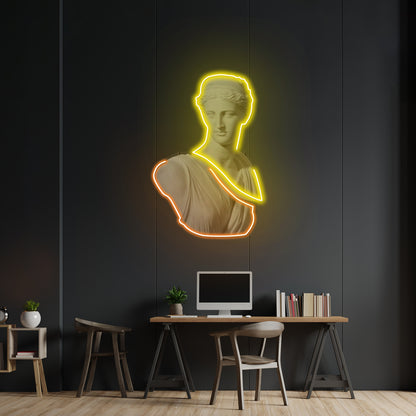 Goddess Of Love Neon Acrylic Artwork - LED neon sign view 7