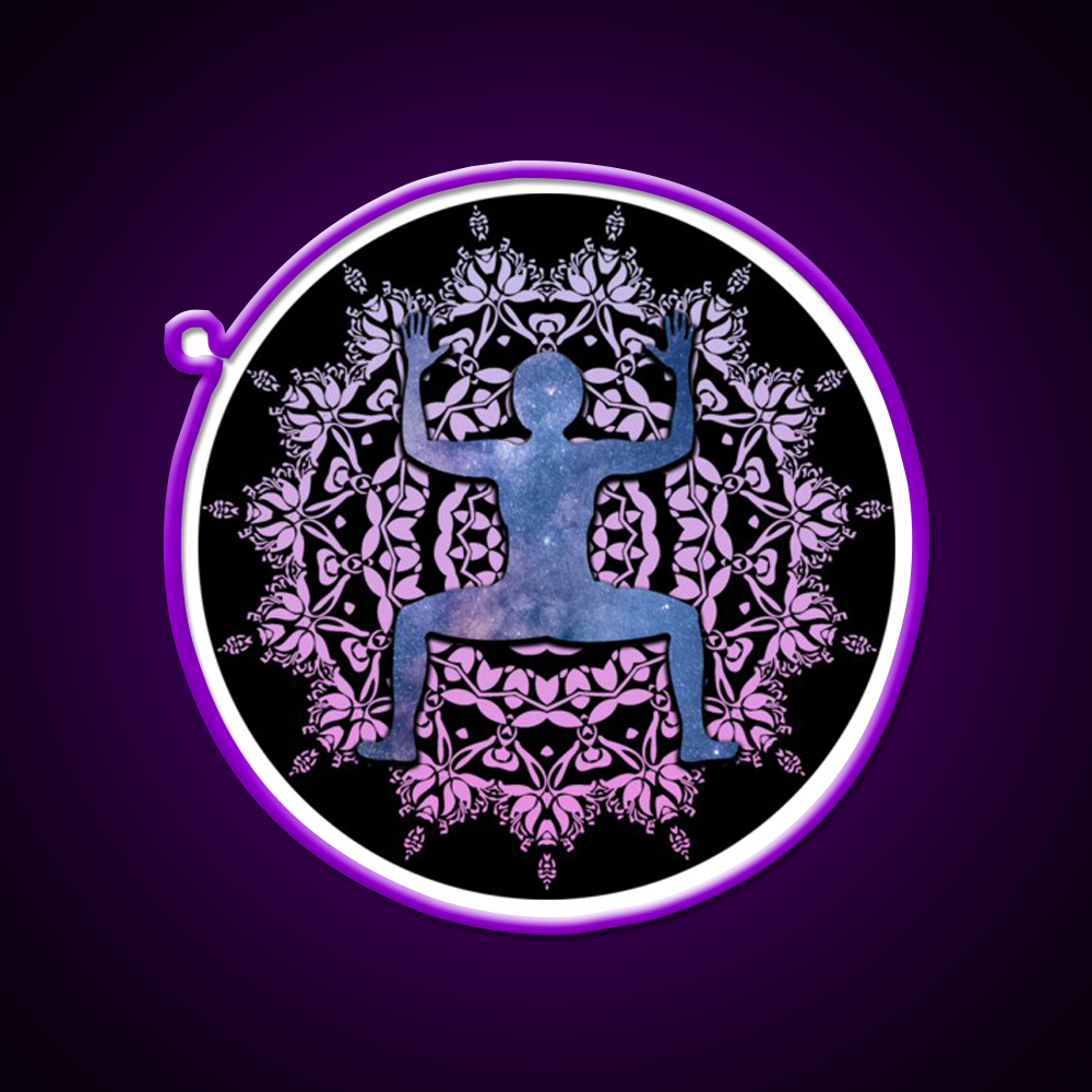 Goddess Yoga Led Neon Sign For Wellness Space Rgb Color