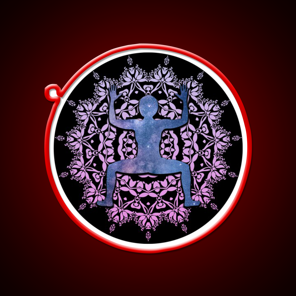 Goddess Yoga Led Neon Sign For Wellness Space Rgb Color