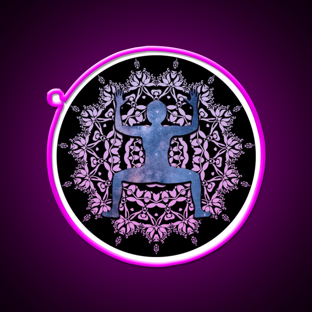 Goddess Yoga Led Neon Sign For Wellness Space Rgb Color - Shineneon