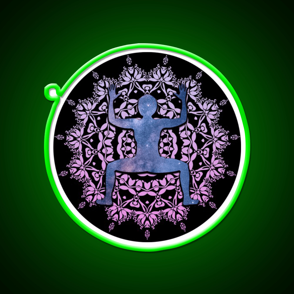 Goddess Yoga Led Neon Sign For Wellness Space Rgb Color - Shineneon