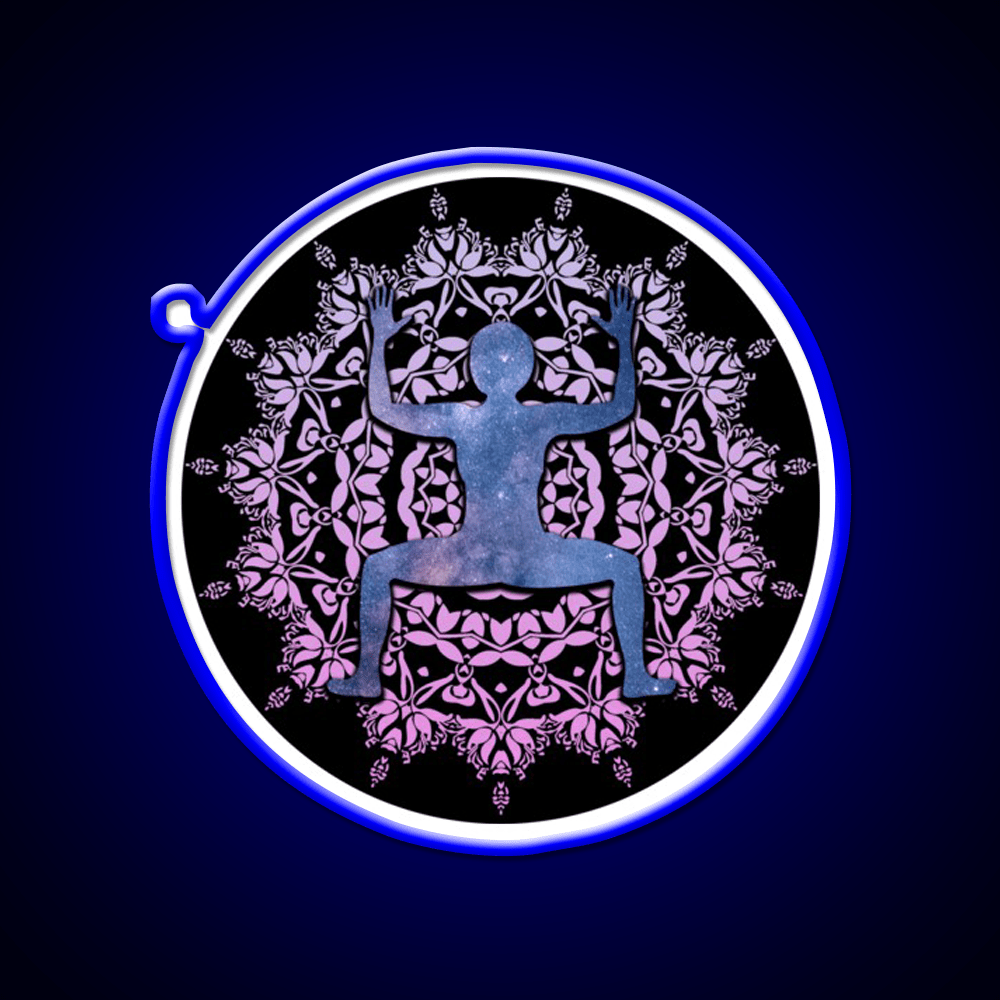 Goddess Yoga Led Neon Sign For Wellness Space Rgb Color - Shineneon