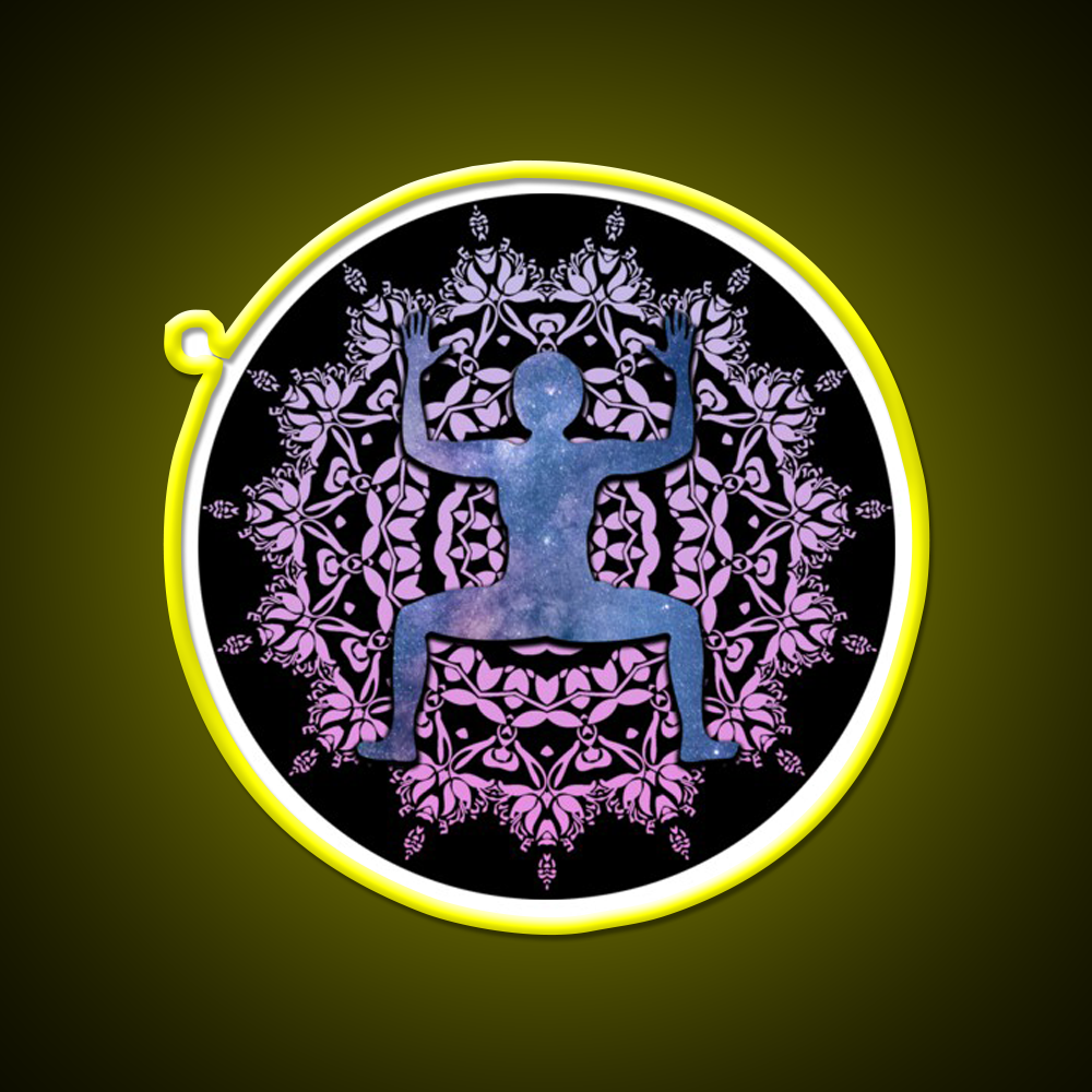 Goddess Yoga Led Neon Sign For Wellness Space Rgb Color