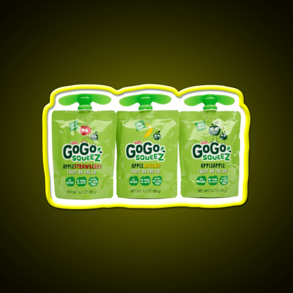 Gogo Squeez Snack Food Led Neon Sign Rgb Color - Shineneon