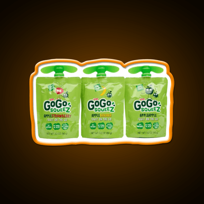 Gogo Squeez Snack Food Led Neon Sign Rgb Color - Shineneon