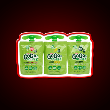 Gogo Squeez Snack Food Led Neon Sign Rgb Color - Shineneon