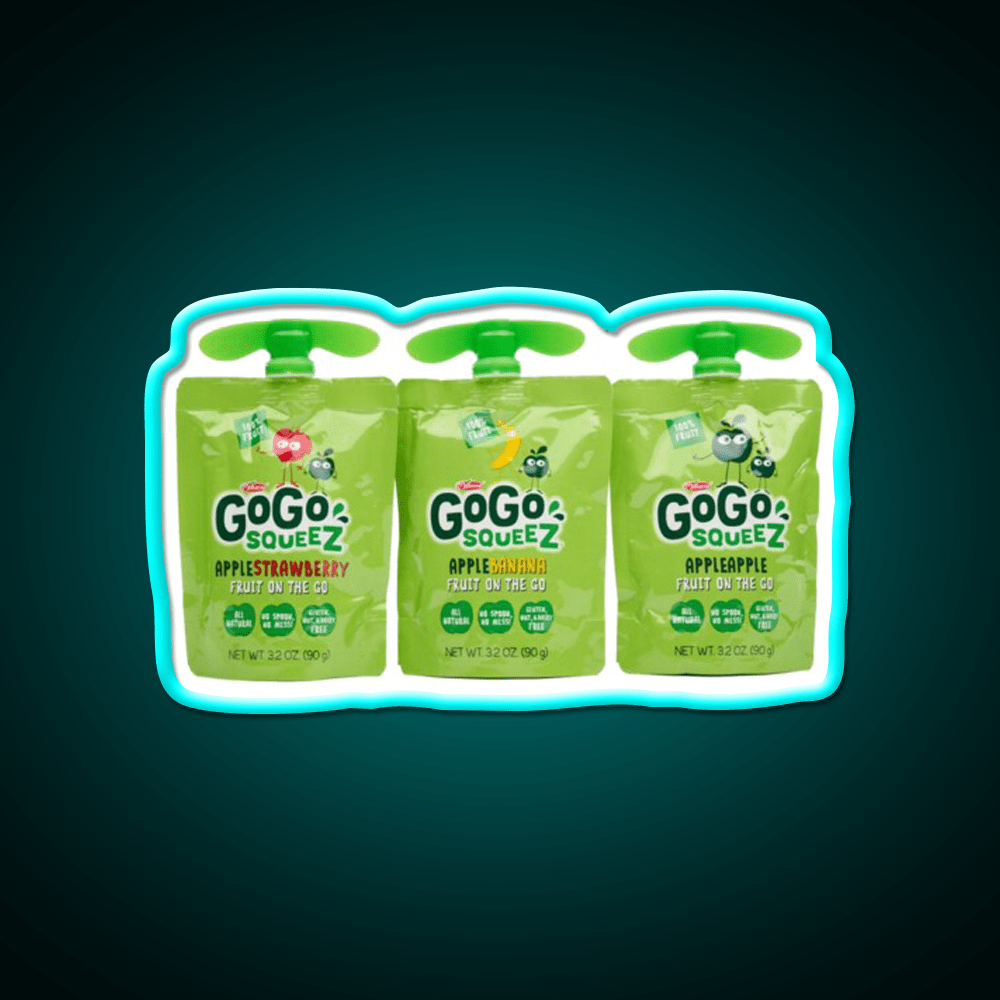 Gogo Squeez Snack Food Led Neon Sign Rgb Color - Shineneon