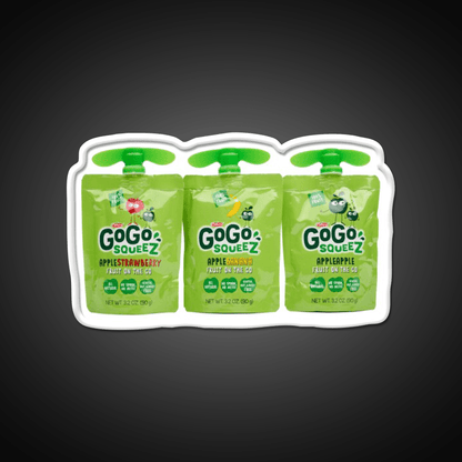 Gogo Squeez Snack Food Led Neon Sign Rgb Color - Shineneon