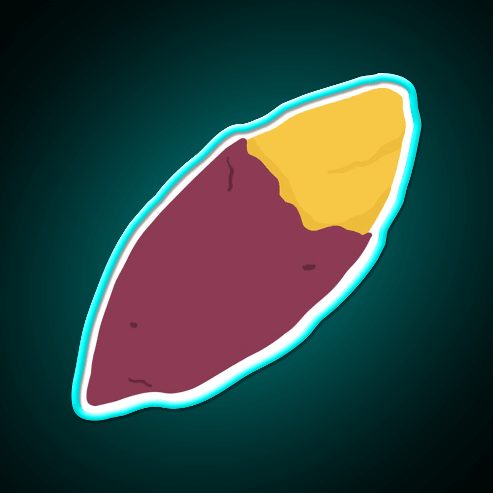 Goguma Korean Baked Sweet Potato Snack Food Led Neon Sign Rgb Color - Shineneon