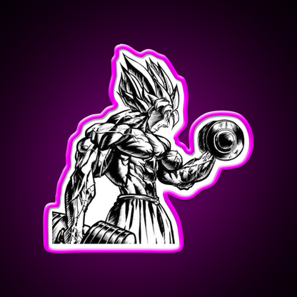 Goku Gym Fitness Led Neon Sign Rgb Color