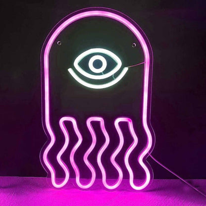 Golden All - Seeing Eye Led Neon Sign - Shineneon