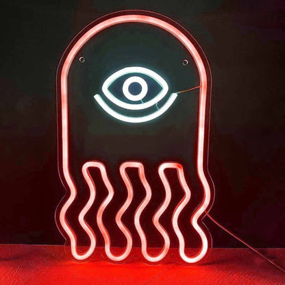 Golden All - Seeing Eye Led Neon Sign - Shineneon