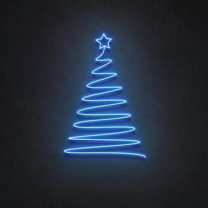 Golden Christmas Tree Led Neon Sign Bedroom Holiday Decor | Shineneon