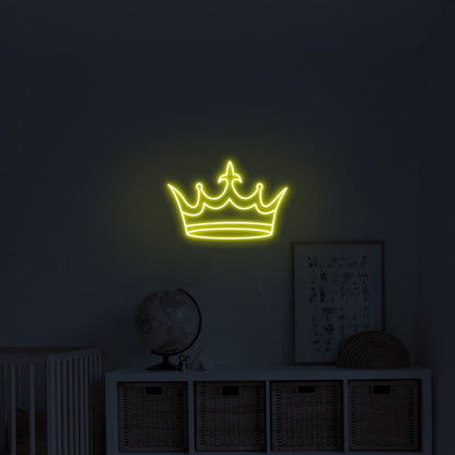 Golden Crown Led Neon Sign Wall Art | Shineneon