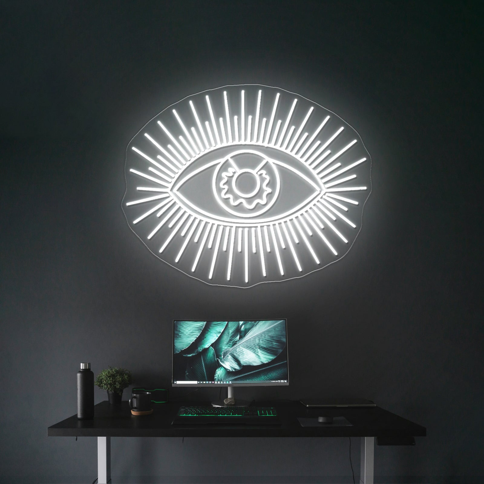 Golden Eye Wall Decor Large Artistic Neon Signs Wall Art Led Signs
